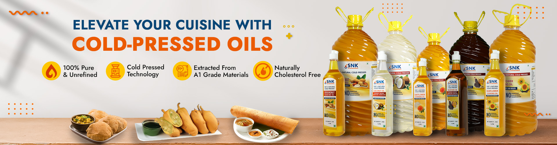 Cold Pressed Oil Banner