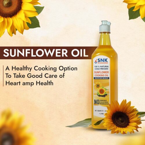 Pure Cold Pressed Sunflower Oil – Natural & Chemical-Free